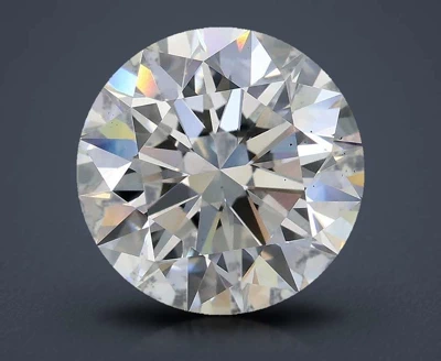 4.08ct E VS2 Rare Carat Ideal Cut Round Lab Grown Diamond