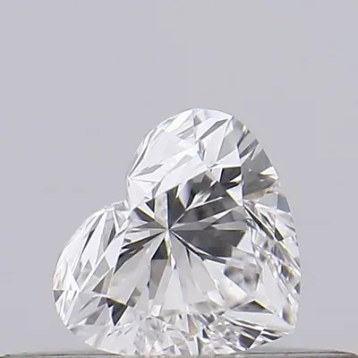 0.20ct F VVS2 Rare Carat Ideal Cut Heart Diamond