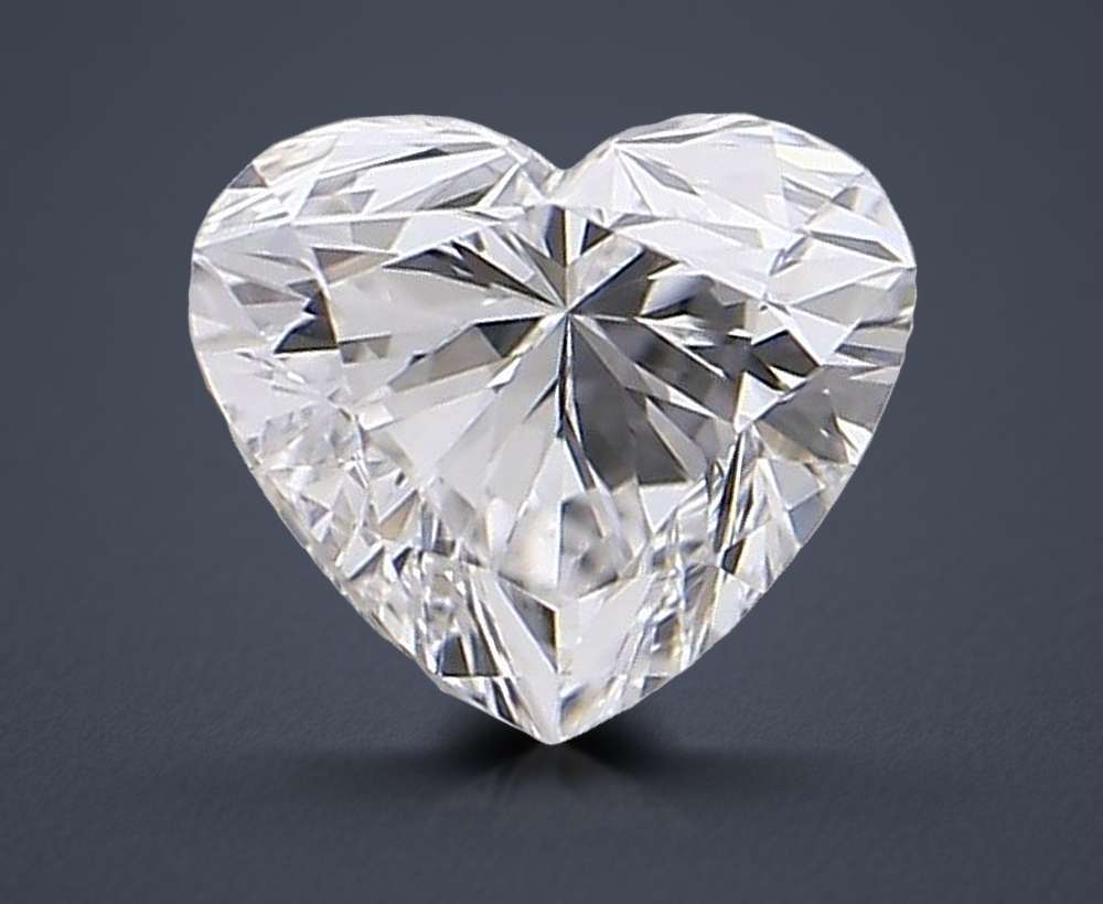 0.20ct F VVS2 Rare Carat Ideal Cut Heart Diamond