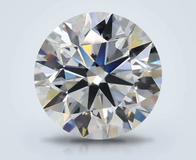 3.01ct D VS1 Rare Carat Ideal Cut Round Lab Grown Diamond