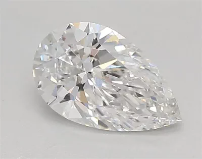 0.87ct D VVS1 Rare Carat Ideal Cut Pear Lab Grown Diamond