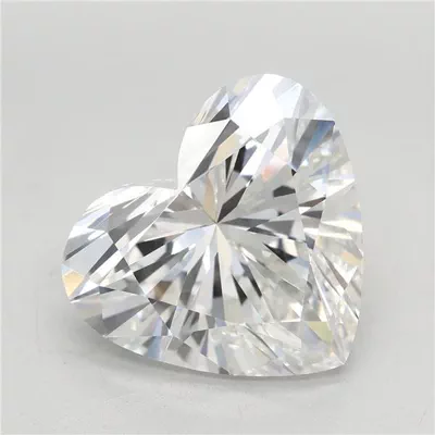 5.04ct E VVS2 Rare Carat Ideal Cut Heart Lab Grown Diamond