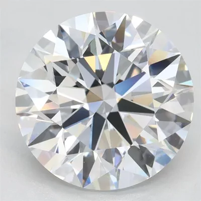 3.22ct D IF Rare Carat Ideal Cut Round Lab Grown Diamond