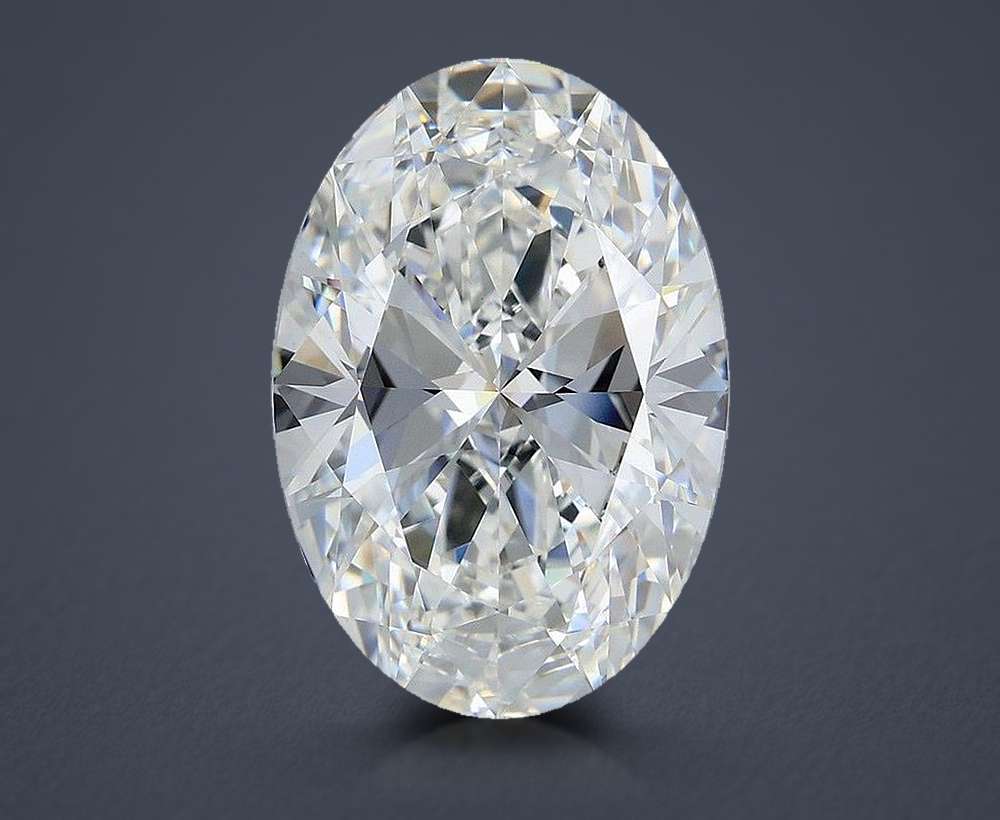 11.00ct F VVS2 Rare Carat Ideal Cut Oval Lab Grown Diamond
