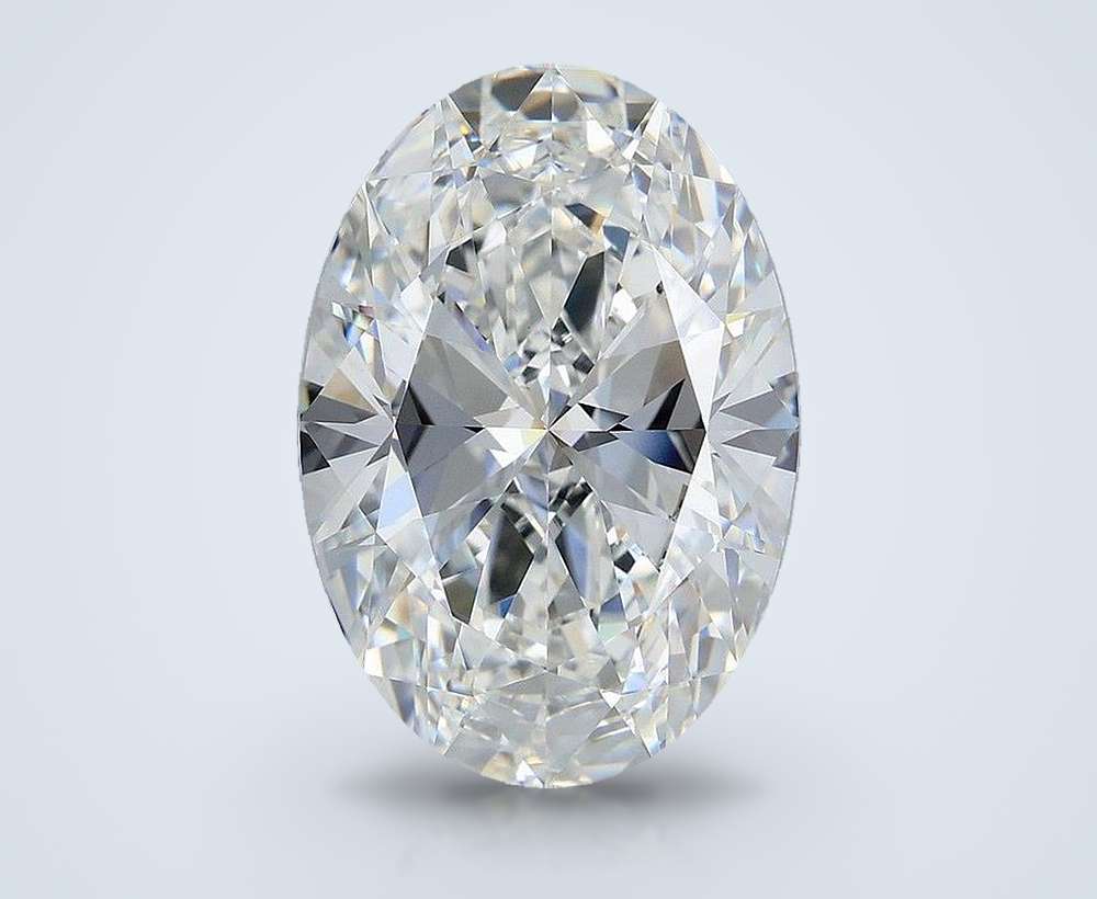 11.00ct F VVS2 Rare Carat Ideal Cut Oval Lab Grown Diamond