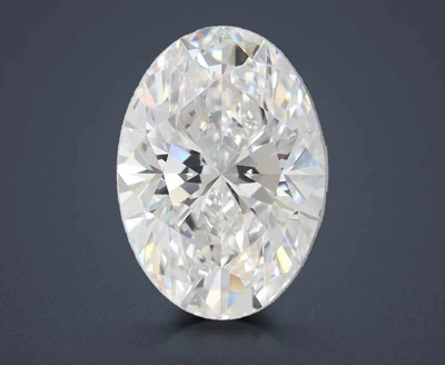 1.01ct E VVS2 Rare Carat Ideal Cut Oval Lab Grown Diamond