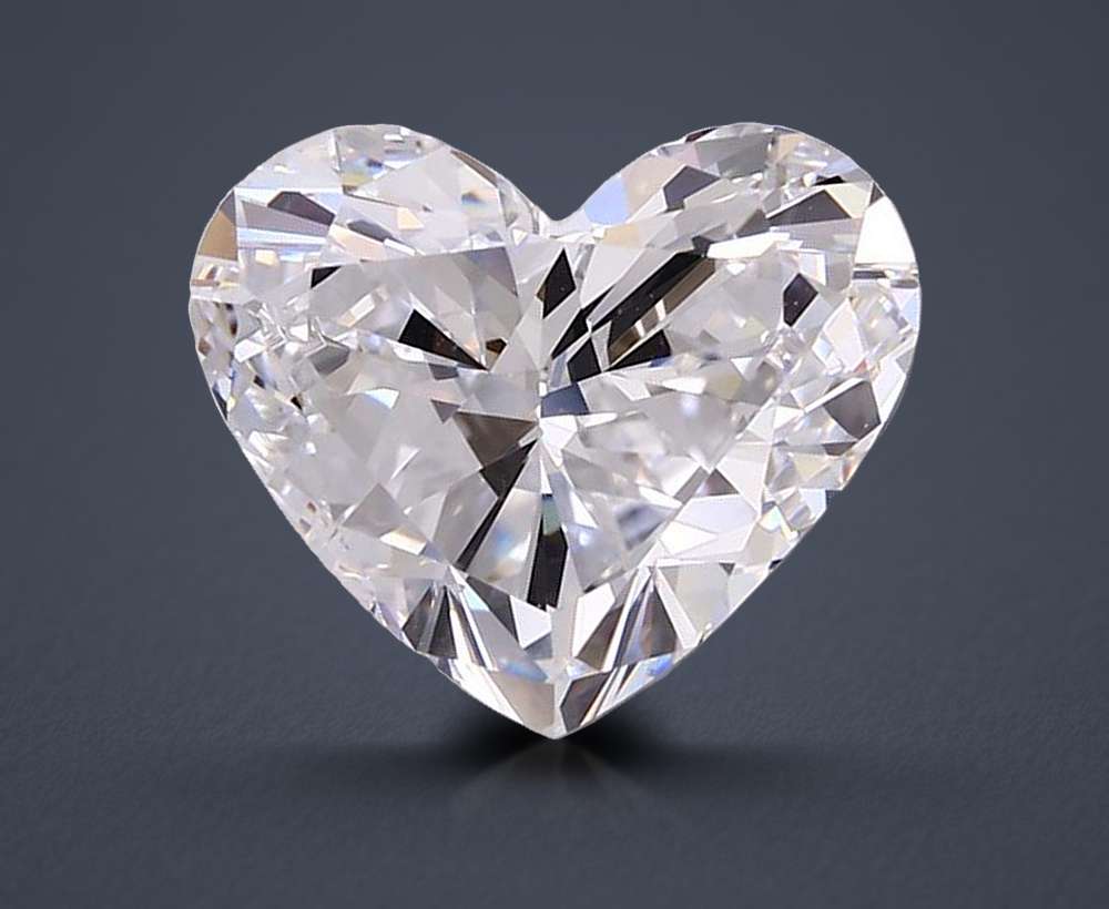 4.65ct D IF Very Good Cut Heart Diamond