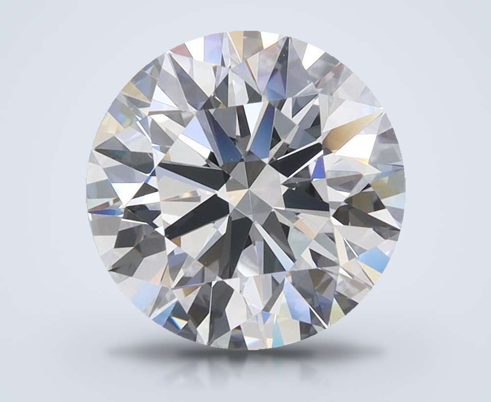 2.89ct D FL Rare Carat Ideal Cut Round Lab Grown Diamond