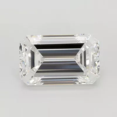 3.18ct E VS1 Excellent Cut Emerald Lab Grown Diamond