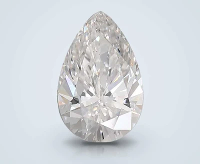 3.04ct E VS2 Rare Carat Ideal Cut Pear Lab Grown Diamond