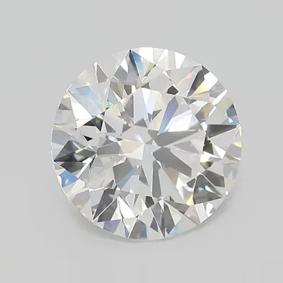 3.44ct F VVS2 Rare Carat Ideal Cut Round Lab Grown Diamond