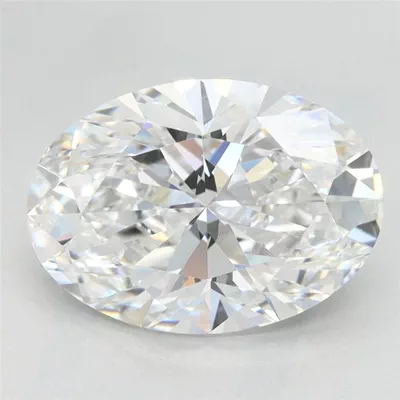 3.02ct D VVS1 Very Good Cut Oval Lab Grown Diamond