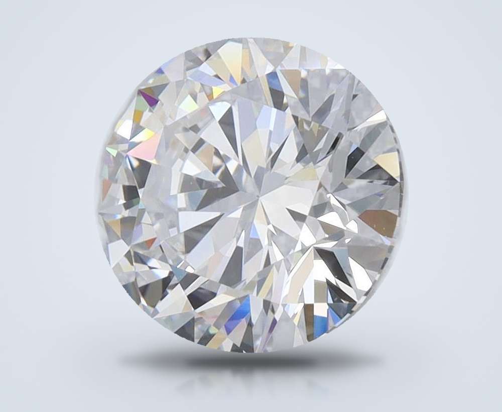 2.84ct D FL Rare Carat Ideal Cut Round Lab Grown Diamond