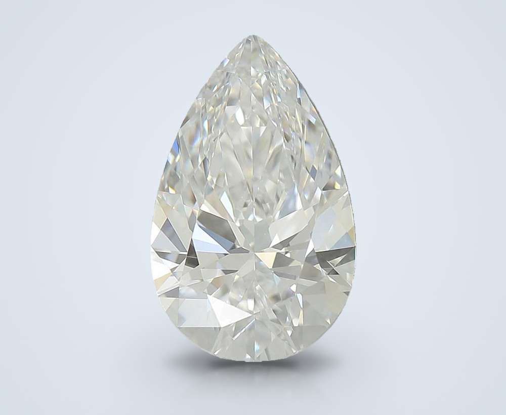 1.59ct D VS2 Rare Carat Ideal Cut Pear Lab Grown Diamond