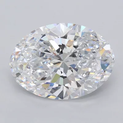 2.08ct D VVS1 Rare Carat Ideal Cut Oval Lab Grown Diamond