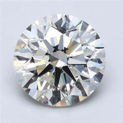 4.07ct K VS2 Excellent Cut Round Diamond