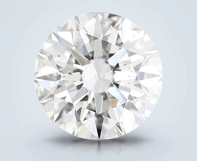3.01ct G SI2 Rare Carat Ideal Cut Round Diamond