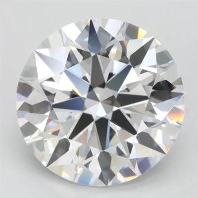 4.00ct D FL Rare Carat Ideal Cut Round Lab Grown Diamond