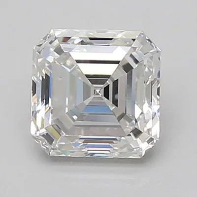 1.60ct D VS1 Very Good Cut Asscher Lab Grown Diamond