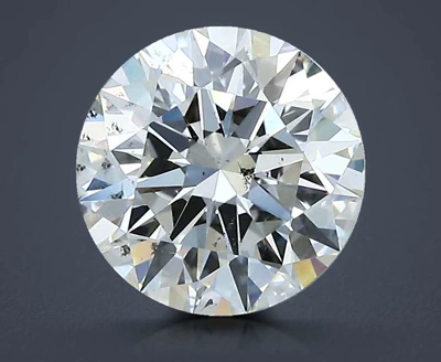 2.03ct I SI1 Rare Carat Ideal Cut Round Diamond