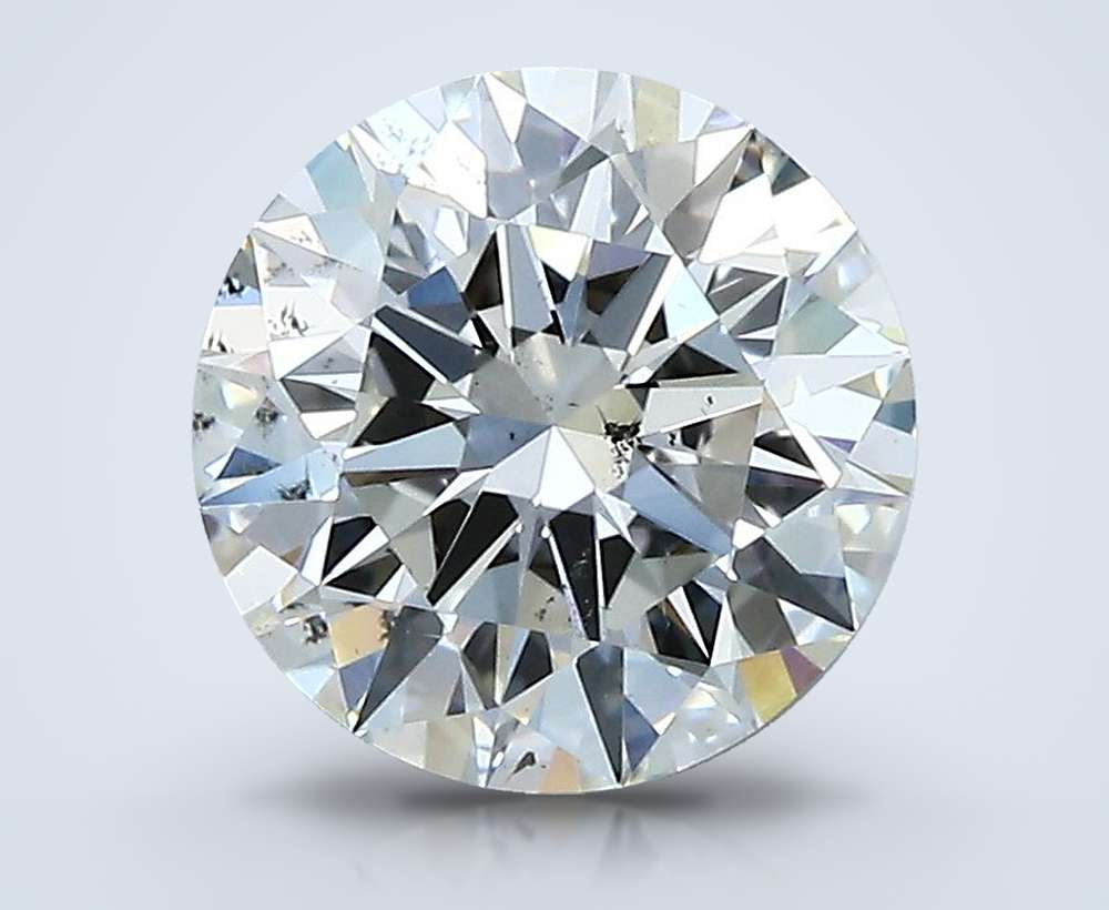 2.03ct I SI1 Rare Carat Ideal Cut Round Diamond