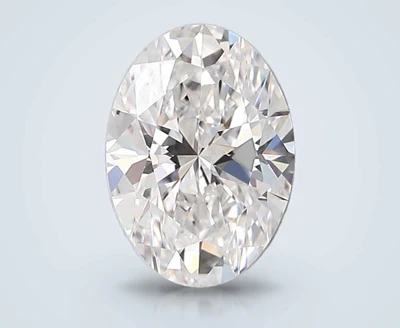 1.55ct D VVS2 Rare Carat Ideal Cut Oval Lab Grown Diamond