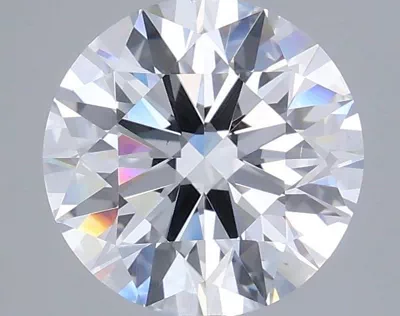 2.56ct E SI1 Rare Carat Ideal Cut Round Lab Grown Diamond