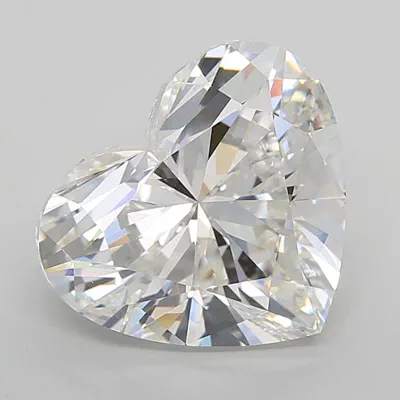 7.00ct E VVS2 Very Good Cut Heart Lab Grown Diamond