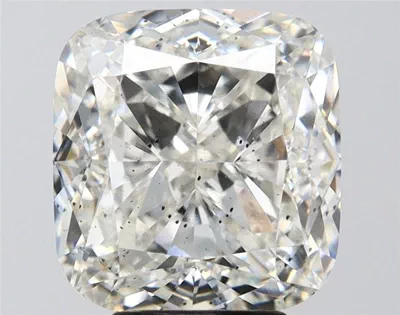 6.04ct G SI1 Rare Carat Ideal Cut Cushion Lab Grown Diamond