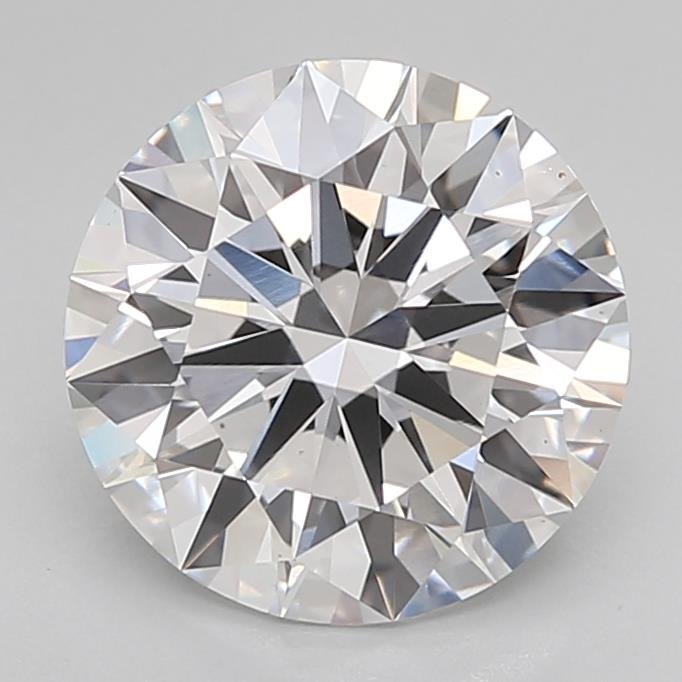 2.82ct E VS1 Rare Carat Ideal Cut Round Lab Grown Diamond