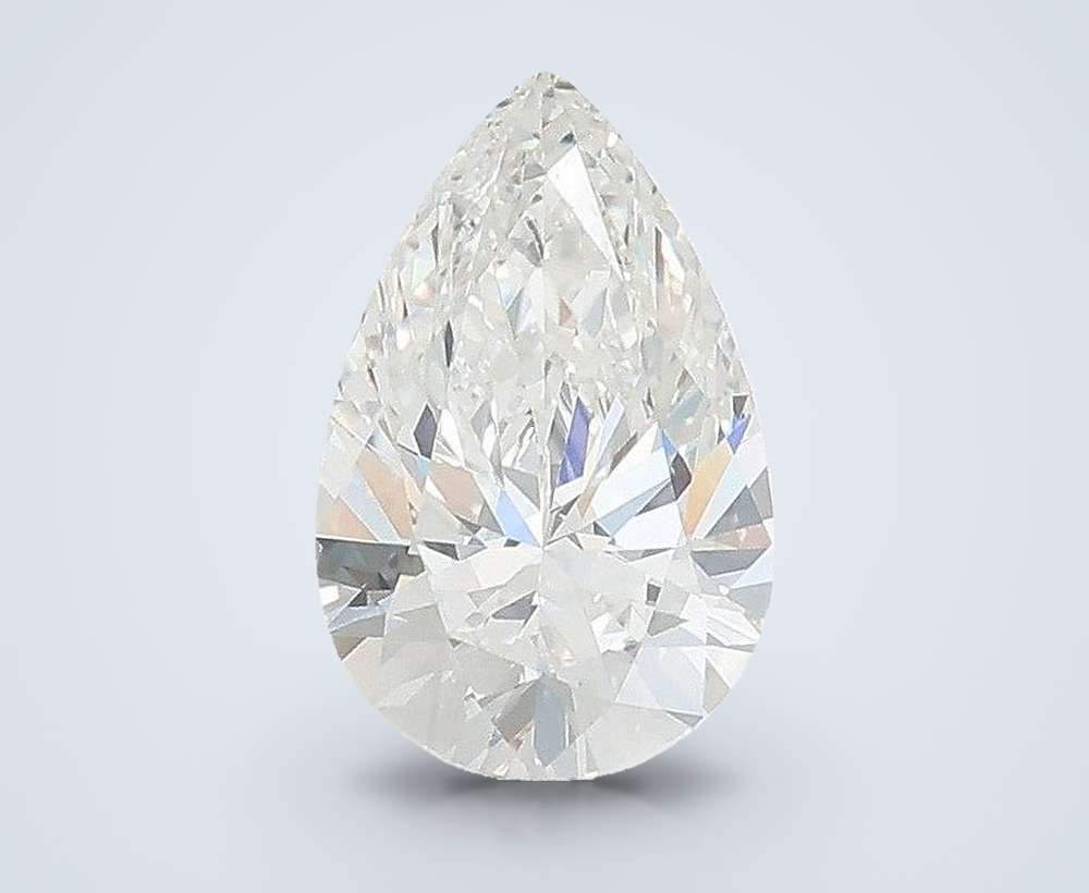 1.09ct G VVS2 Rare Carat Ideal Cut Pear Lab Grown Diamond