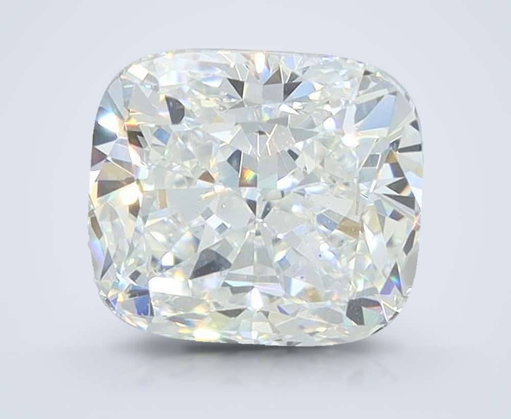 2.03ct E VS2 Rare Carat Ideal Cut Cushion Diamond