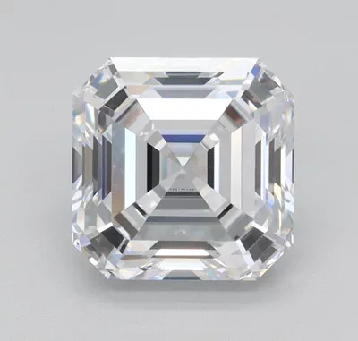 1.51ct E VVS2 Rare Carat Ideal Cut Asscher Lab Grown Diamond
