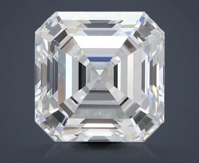 1.51ct E VVS2 Rare Carat Ideal Cut Asscher Lab Grown Diamond