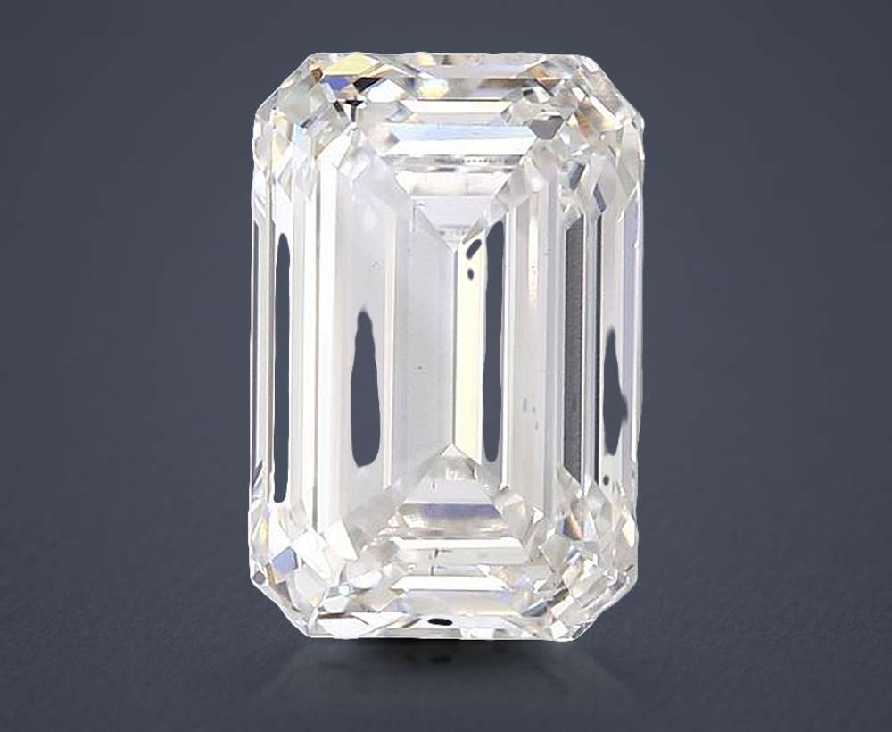 11.23ct H VS2 Rare Carat Ideal Cut Emerald Lab Grown Diamond