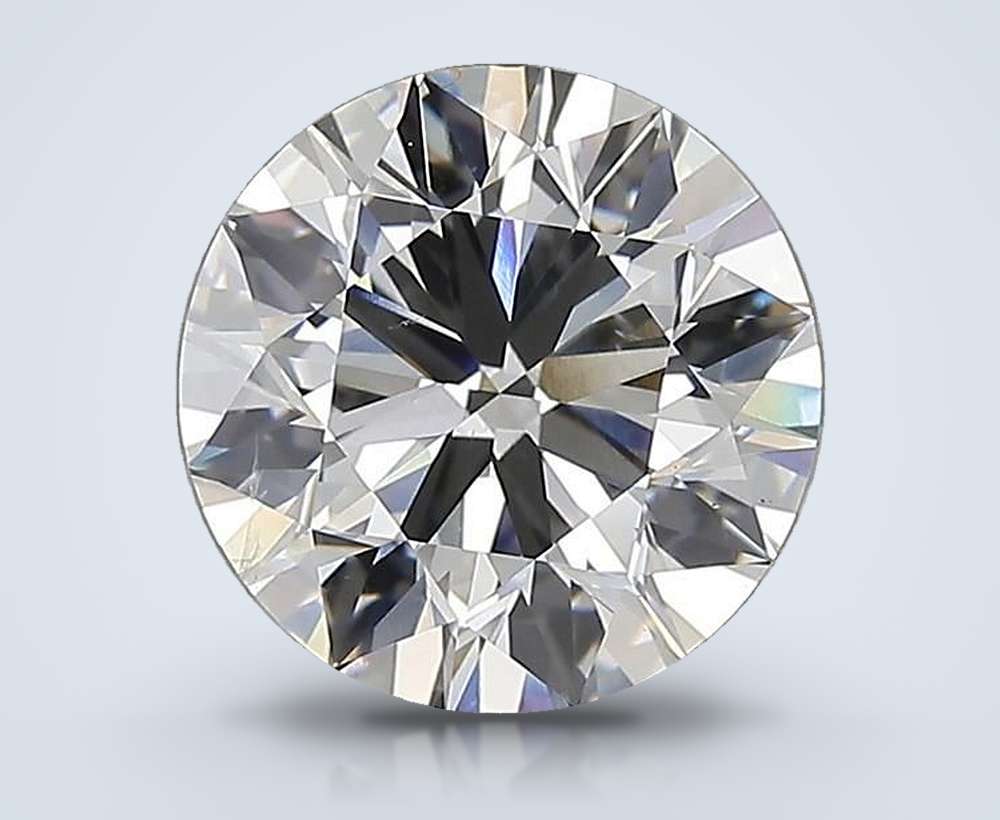 7.00ct G SI1 Rare Carat Ideal Cut Round Lab Grown Diamond