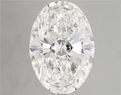 9.06ct F VVS2 Rare Carat Ideal Cut Oval Lab Grown Diamond