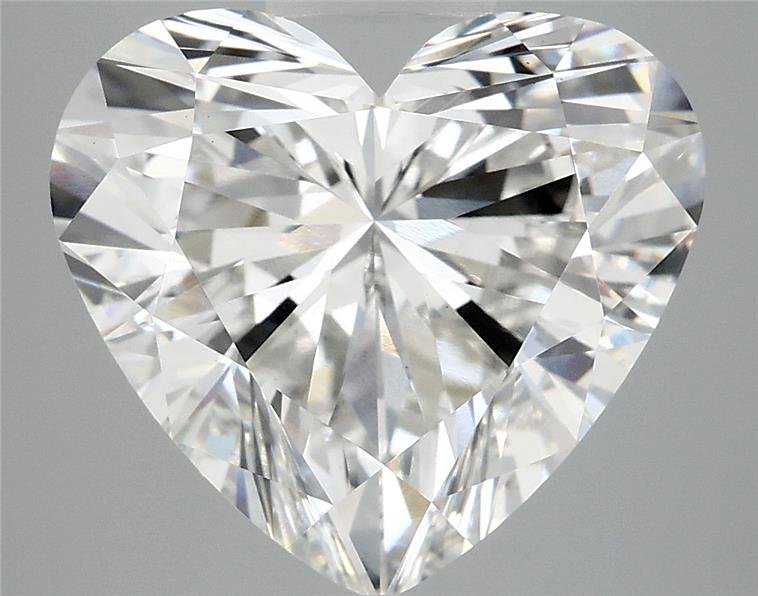 6.07ct F VS1 Rare Carat Ideal Cut Heart Lab Grown Diamond