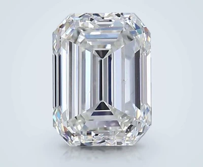 1.51ct J VS2 Rare Carat Ideal Cut Emerald Diamond