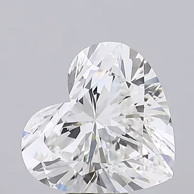 7.56ct E VVS2 Rare Carat Ideal Cut Heart Lab Grown Diamond
