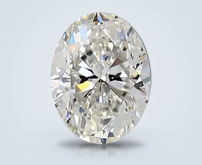 0.90ct H VS2 Very Good Cut Oval Diamond