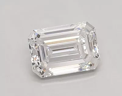 0.66ct D VS1 Rare Carat Ideal Cut Emerald Lab Grown Diamond