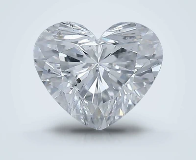 1.55ct D SI2 Rare Carat Ideal Cut Heart Diamond