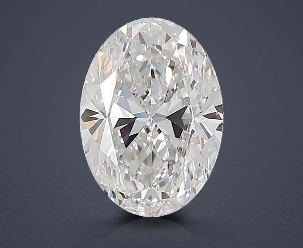 7.53ct E VS1 Rare Carat Ideal Cut Oval Lab Grown Diamond