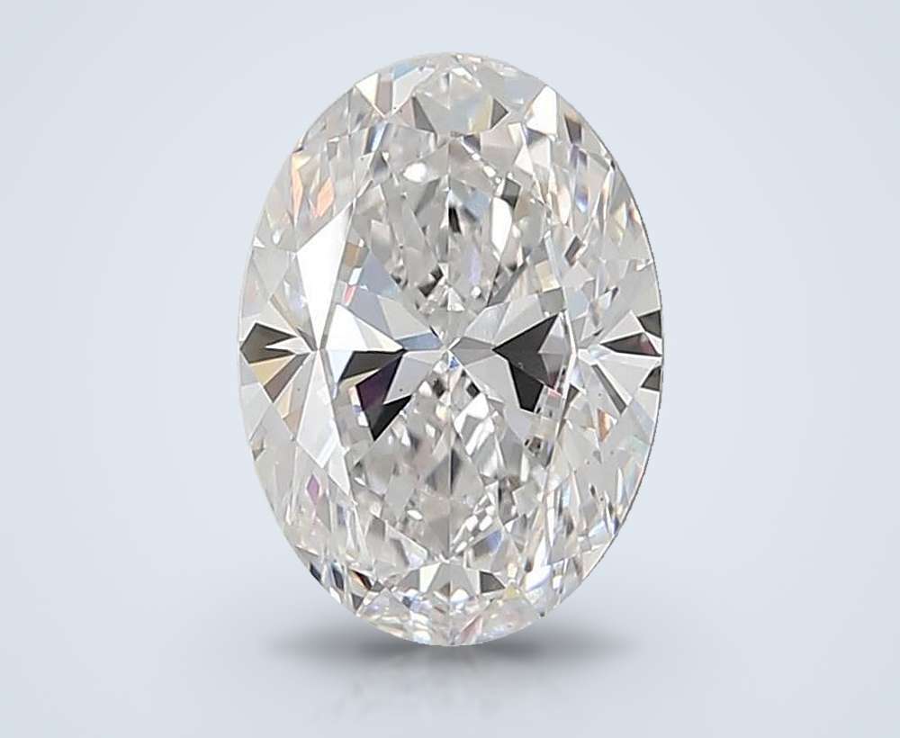 7.53ct E VS1 Rare Carat Ideal Cut Oval Lab Grown Diamond