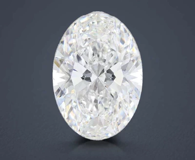 10.05ct E VVS2 Rare Carat Ideal Cut Oval Lab Grown Diamond