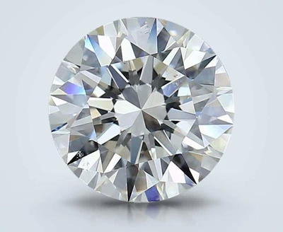 3.01ct E VS2 Rare Carat Ideal Cut Round Diamond