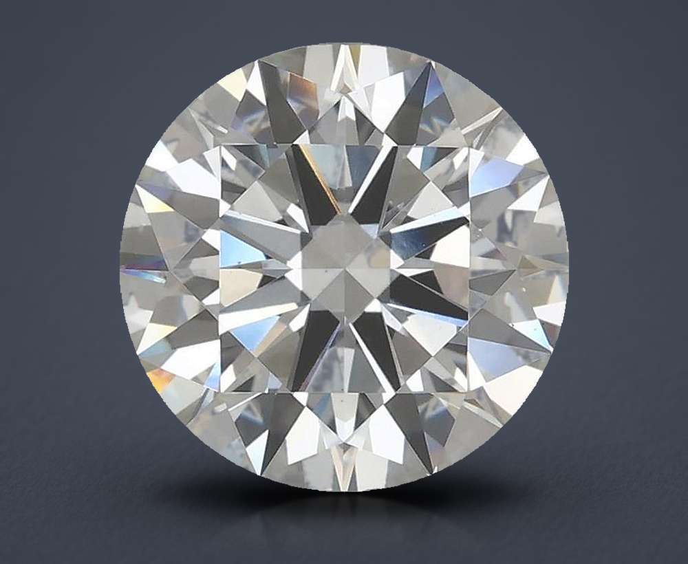 3.07ct H VS1 Rare Carat Ideal Cut Round Lab Grown Diamond