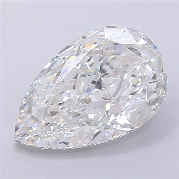 9.02ct F VS1 Rare Carat Ideal Cut Pear Lab Grown Diamond
