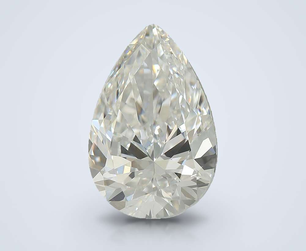 2.55ct F VVS2 Rare Carat Ideal Cut Pear Lab Grown Diamond